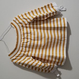 JCrew blouse with elastic shoulder band